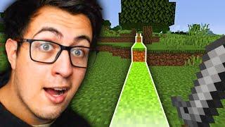 Minecraft Pero Solo en una Linea Recta