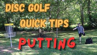 Disc Golf Quick Tips - Putting