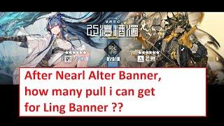 [Arknights] Saving Pulls for Ling Banner Calculation