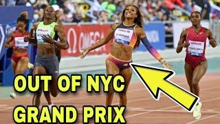 Gabby Thomas Out Of New York Grand Prix