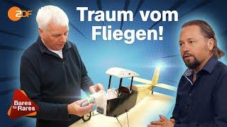 Nicht so tief, Wolfgang! Modellflugzeug der Marke Eigenbau soll hoch hinaus | Bares für Rares