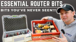 Router Bits You've Never Seen!!! - ESSENTIAL Router Bits for Jobsite Carpentry