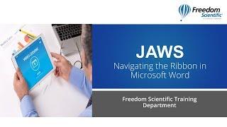 Navigating the Ribbon in Microsoft Word with JAWS