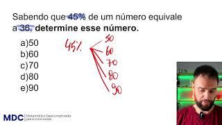 Porcentagem e regra de 3 #matematica