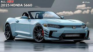 New !! 2025 Honda S660 Revealed - The Most Charming Small Sports Car ?