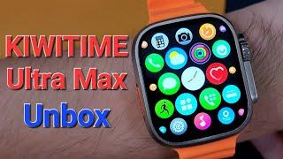 KIWITIME Ultra Max Smartwatch Unbox-2.2' Super Big Screen 49mm IP68 Waterproof-Best Watch Ultra?