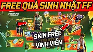 Free 2 Trang Phục SInh Nhật Freefire, Hộp Ma Thuật, Skin Súng Ngon Vĩnh Viễn Cực Dễ #freefire #ob45