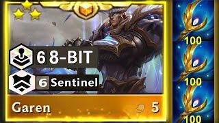 10,000 HP GAREN⭐⭐⭐ x3 Archangel Full 8-bit + 6 Sentinel | TFT SET 10