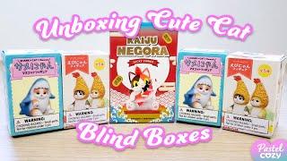Unboxing Blind Box Figures | Mofusand (Shark & Shrimp) | Kaiju Negora | Cute Cat Haul | Kouhigh Toys