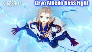 Genshin Impact - Cryo Albedo Boss Fight (Fellflower)