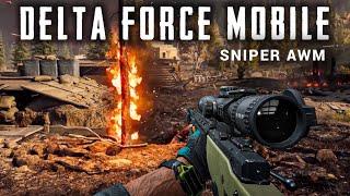 DELTA FORCE MOBILE: TACTICAL SNIPER AWM GAMEPLAY! (NO COMMENTARY)