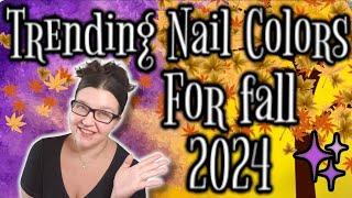 HOT Fall Nail Trends 2024 - TRENDING Creme Shades #fallnails #fall #nailpolish #nails #nailtrends