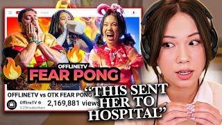 I can't believe we did this...  | QuarterJade Reacts: OTV Fear Pong