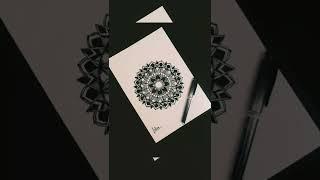 Mandala Art|#shorts|#mandalaart|Meraki by Fidha