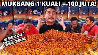 HAMPIR PINGSAN!! HABISIN 1 KUALI MIE BAKSO RAKSASA