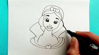 cute cartoon drawing for kids. how to draw cartoon. easy step by step cartoon. #cartoondraw