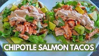 Best Chipotle Salmon Tacos Recipe | Salmon Recipes Air Fryer