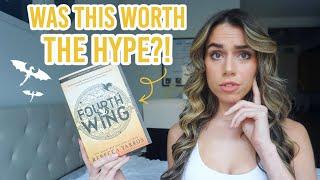 I Read Fourth Wing by Rebecca Yarros To See If It's ACTUALLY Good?? [Fantasy Romance Vlog]