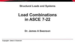 Load Combinations in ASCE 7-22