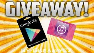 [⭐] Music & Apps GIVEAWAY! [⭐] --- Win a FREE iTunes or Google Play Gift Card