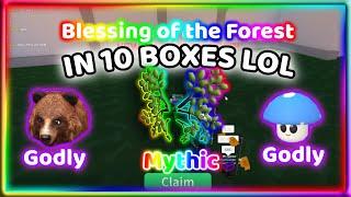 I UNBOX MYTHIC 'Blessed Leaf Wings' IN LITERALLY 10 HATS, NEW DUNGEON + ENCHANT | Unboxing Simulator