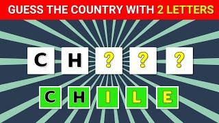 Country Quiz: Guess The Country by 2 Letters