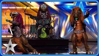 They will ROCK YOU! DINOSAURS Heavysaurus ROCK the Judges! | Auditions | BGT 2025