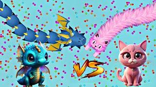 Snake Io  Dragon Vs Bubblegum Top 01 Skin Epic SnakeIo Gameplay!