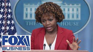 Karine Jean-Pierre holds White House press briefing