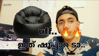 ഇത് ഷൂപ്പറാ ടാ..  | bean bag   Unboxing with detailed review malayalam | BLVCKSTUDIO