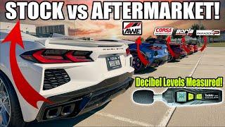 C8 Stock Exhaust vs AWE vs Borla vs Corsa vs Paragon!