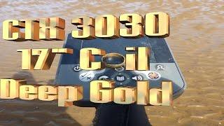 beach metal detecting UK Minelab ctx 3030 17 inch coil wet sand