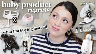 Baby Products I REGRET buying & what I'm getting instead (2nd baby!)