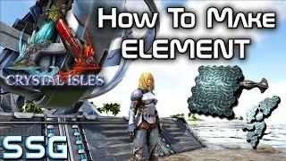 ARK Crystal Isles How to make Element SeeShellGaming