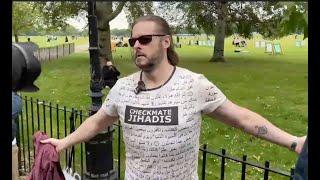 David Wood Wears Allah's Under Armor || Jihadi Proof T-shirt || Speaker Corner