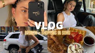 NYC vlog  brunch in New York City, apartment updates, shopping in SoHo, working out + more!