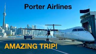 Porter Airlines - de Havilland Dash 8-400 | Toronto to Washington DC | Porter Airlines Review