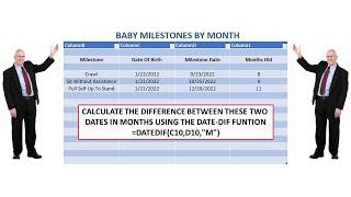 Find The Difference Between Two Dates   In Months With Excel 365