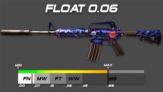 CS2 M4A1-S | Black Lotus - Skin wear/float