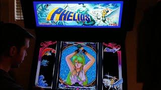 Phelios Arcade Cabinet MAME Playthrough w/ Hypermarquee