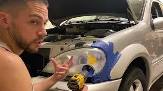 The Most In-Depth Tutorial On Headlight Restoration You'll See! Featuring My 2002 Mercedes ML55 AMG!