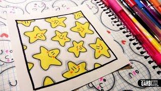 Cute Stars - How to Draw Patterns for your Doodles by Garbi KW