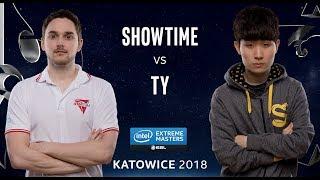 StarCraft II - ShoWTimE [P] vs. TY [T] - Ro24 - Group A - IEM Katowice 2018