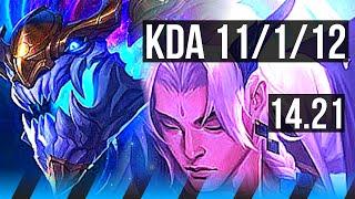 AURELION SOL vs YONE (MID) | 11/1/12, Legendary | KR Grandmaster | 14.21