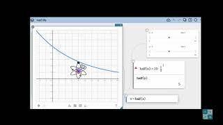 Half-Life:  Calculations, Images, Graphs, Sliders - (Mini-Math Lesson)