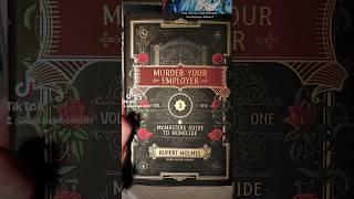 PR Unboxing from Simon and Schuster: Murder Your Employer by Rupert Holmes