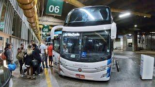 Viajando no SEMI LEITO da CATARINENSE - São Paulo x BALNEÁRIO CAMBORIÚ (SC) | 3699 O ÚNICO DD VOLVO