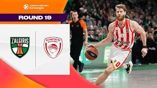 INCREDIBLE Halftime TURNAROUND | Zalgiris – Olympiacos | BASKETBALL HIGHLIGHTS R19 2024-25