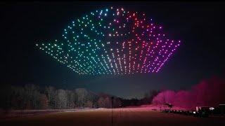 500 Drone Light Show | Firefly Drone Shows