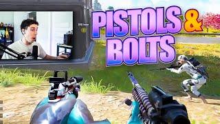 PUBG Pistols & Bolts ONLY Challenge ft. TGLTN, Shrimzy, Kickstart & hwinn